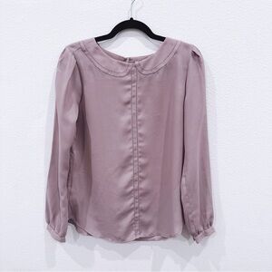 LOFT || Faux Peter Pan Collar Blouse